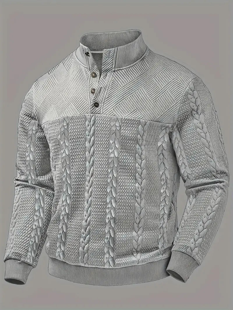 DAVIS™|MAGLIONE A RIGHE ELEGANTE