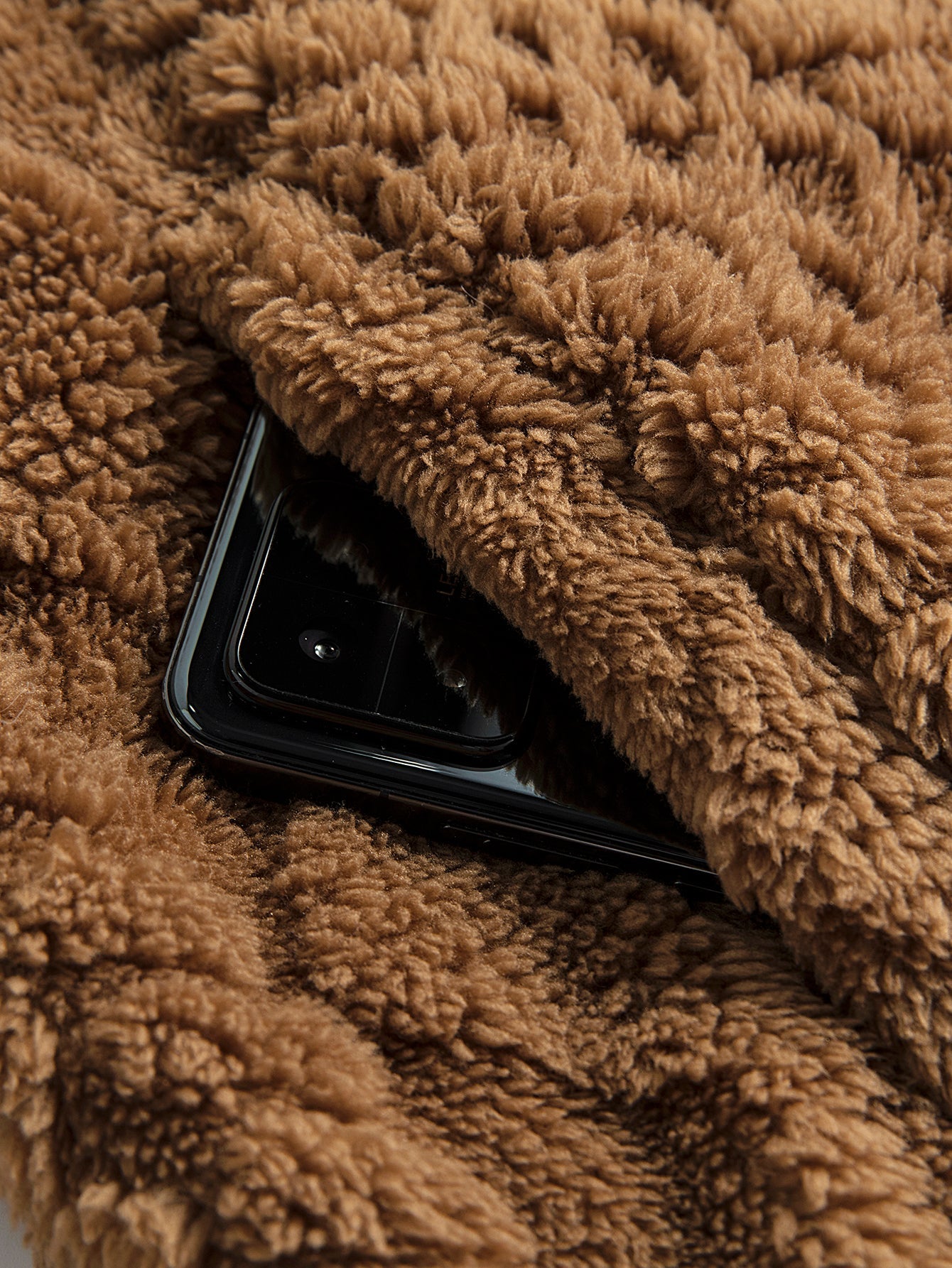 Giacca “Geometric Jacquard” Foderata in Teddy – Regular Fit