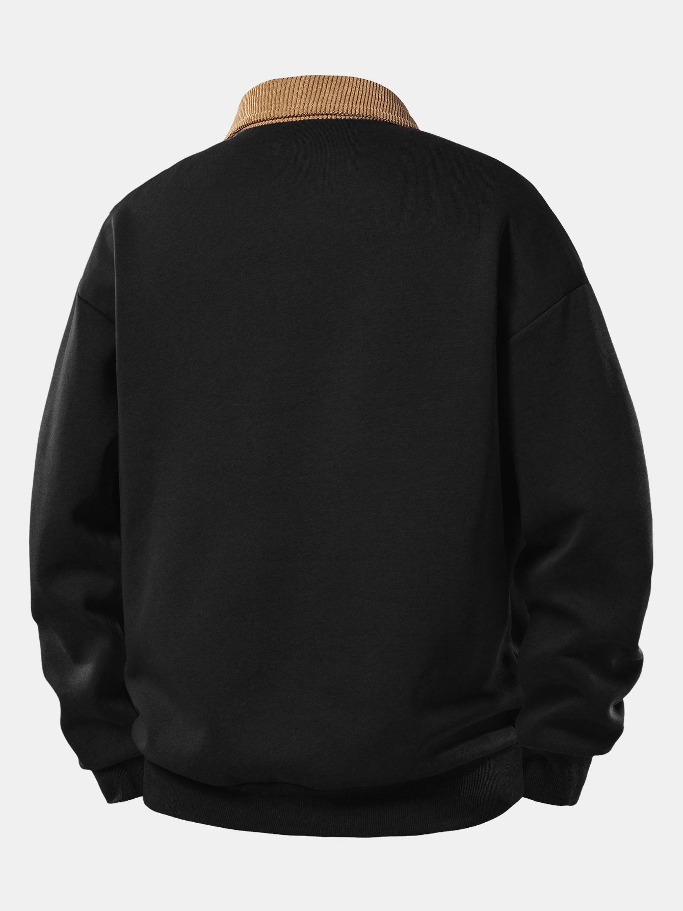 Felpa Polo a Coste con Colletto – Relax Fit