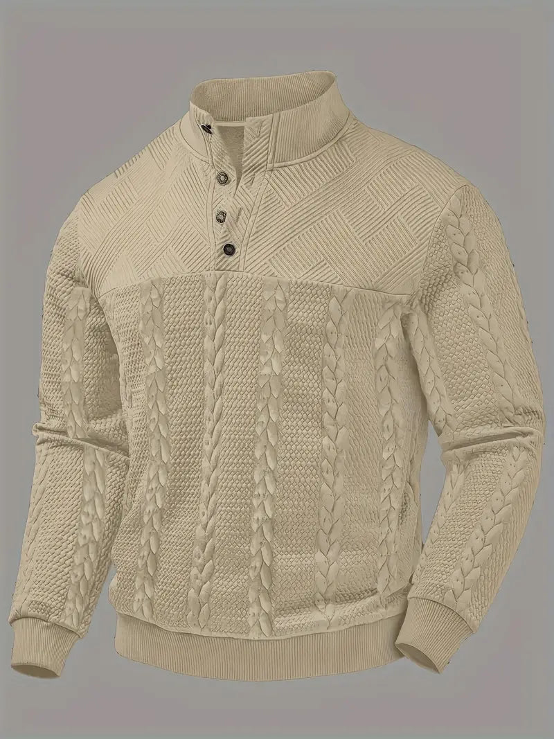 DAVIS™|MAGLIONE A RIGHE ELEGANTE
