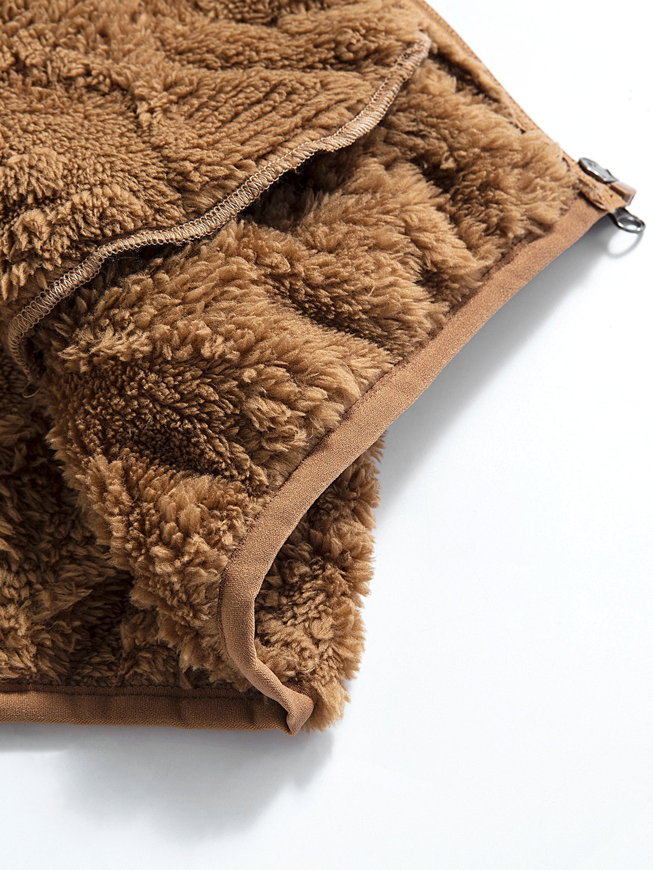 Giacca “Geometric Jacquard” Foderata in Teddy – Regular Fit