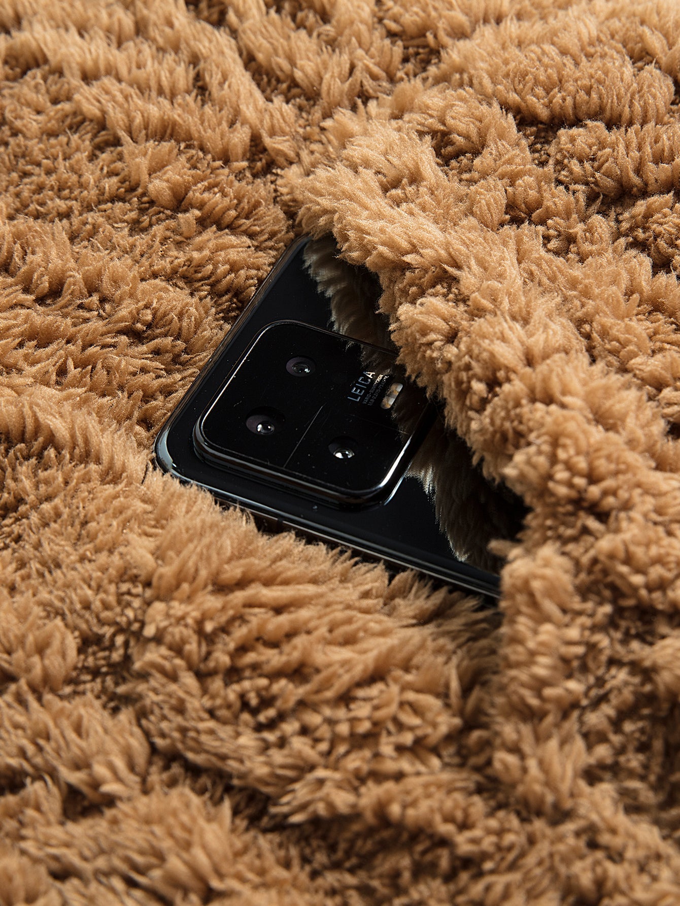 Felpa con Cappuccio “Geometric Jacquard”