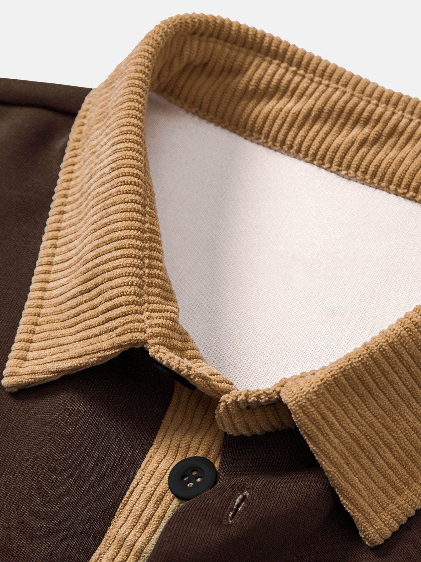 Felpa Polo a Coste con Colletto – Relax Fit